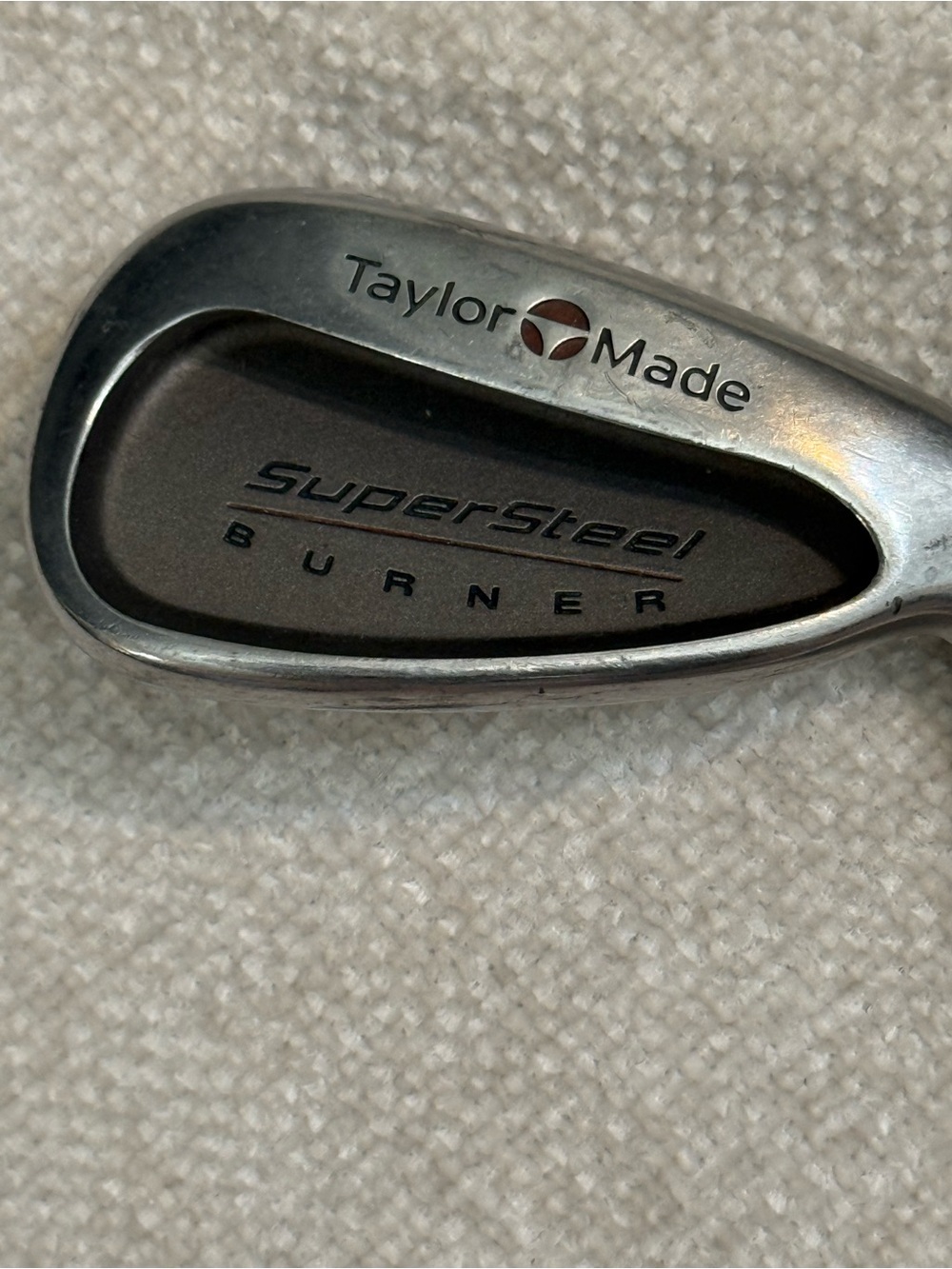 TaylorMade SuperSteel Burner Iron - Silver and Black